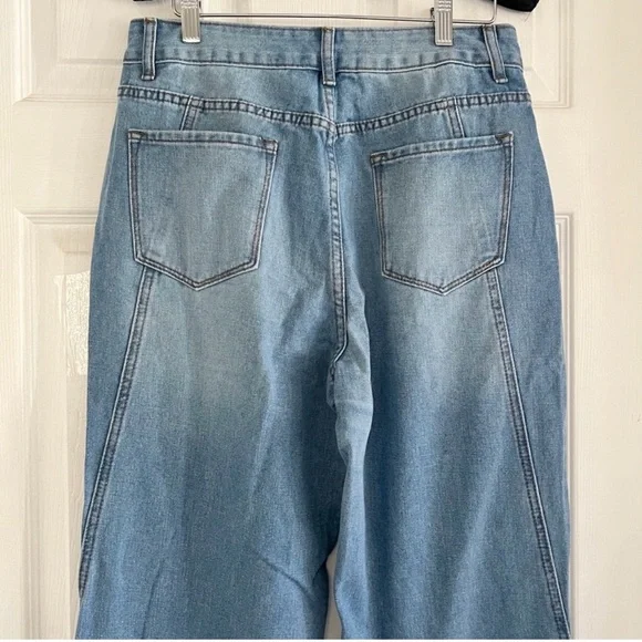 Commense Vintage Denim Straight Leg Pants - Picture 8 of 14
